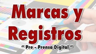 Marcas y registros en Preprensa Didital [upl. by Kev]