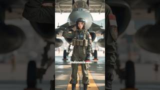 Female fighter jet pilot pilot fighterjet female short shorts shortsvideo shortvideo [upl. by Adnohsek]