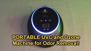 REVIEW Morrrer UVC and Ozone Machine for Odor Removal in Your Home Car or RV Totally Portable [upl. by Irene873]