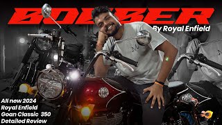 All New 2024 Royal Enfield Goan Classic 350  Detailed Review  Bobber by Royal Enfield [upl. by Cesya309]