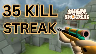 35 Killstreak With Untz Shell Shockers [upl. by Ynnaj692]