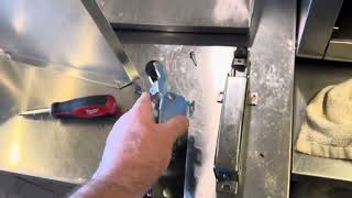 Walkin Cooler Door closer needs Replaced How to Replace it [upl. by Suoilenroc]