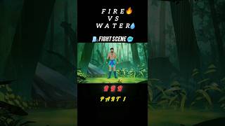 RRR ANIMATION TERSER BATTlE FIRE VS WATER FIGHT PART1 IN HINDI [upl. by Silma]