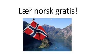 Video 275 Lær norsk gratis Nettsider og apper [upl. by Corwun]