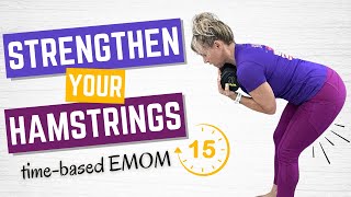 Stronger Hamstrings in 15 Minutes  EMOM Dumbbell Workout [upl. by Christiano]