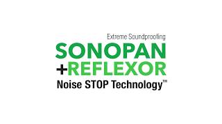 Installation of Extreme Soundproofing SONOPAN  REFLEXOR [upl. by Mapel]