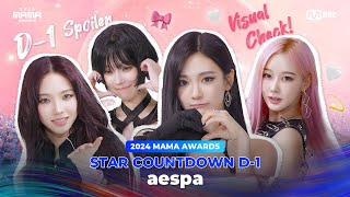 2024MAMA STAR COUNTDOWN D1 by aespa [upl. by Barnabe]