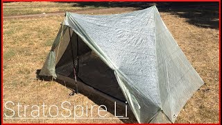 StratoSpire Li  Tarptent  Review [upl. by Adnarym]