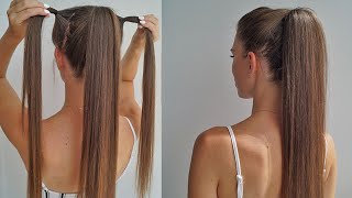 HOW TOVOLUMINOUS BARBIE PONYTAIL HAIRSTYLE TUTORIAL STEP BY STEP [upl. by Llyrat]