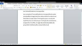 Comptabilité générale 1 les immobilisations incorporelles [upl. by Seniag]