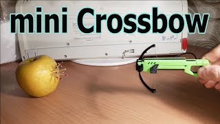 How to make a mini Crossbow [upl. by Arimihc393]