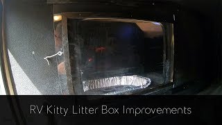 RV Kitty Litter Box Improvements [upl. by Aremmat569]