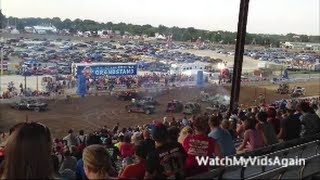 2013 Indiana State Fair Demolition Derby Modified Heat 1 [upl. by Raleigh]