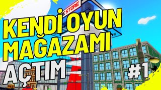 🎮 KENDİ OYUN DÜKKANIMI AÇTIM🎮  Game Store Tycoon  Roblox Türkçe [upl. by Ebeohp]