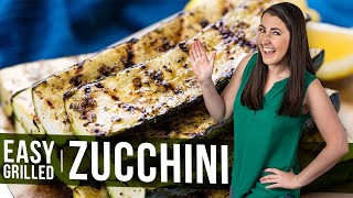 How to Make Easy Grilled Zucchini  The Stay At Home Chef [upl. by Limak220]