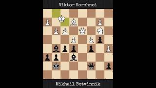 Viktor Korchnoi vs Mikhail Botvinnik  USSR Championship 1955 [upl. by Fleisher]