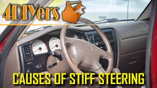 What can Cause Stiff or Heavy Steering  Top 6 Issues [upl. by Ethbinium]