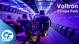 Voltron back seat onride 5K POV 60fps Europa Park [upl. by Ahcmis]