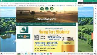 How to Register for Sioux Falls Golf Events 2024 [upl. by Eramal302]