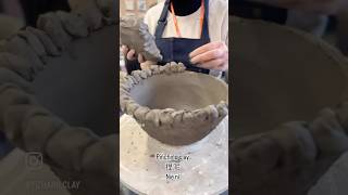 Pinching pot pottery clay pinchpot workinprogress potteryprocess [upl. by Tomas116]