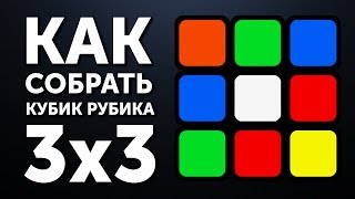 🙌 Как собрать кубик Рубика 3х3  Лучшая методика 2017 года [upl. by Noit433]