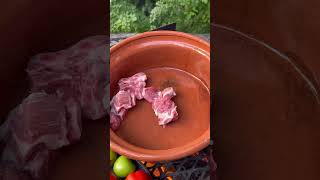 Carne de puerco en salsa de molcajete mexicanfood food comidamexicana cheffcito recipe [upl. by Aire197]