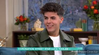 Luca Toolans Interview On This Morning 26224 [upl. by Aryaz]