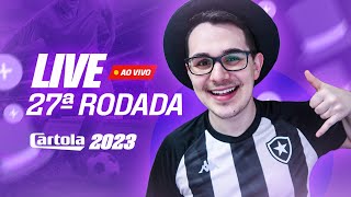 LIVE DICAS 27 RODADA  CARTOLA FC 2023  SUÃREZ OU TIQUINHO DE CAPITÃƒO [upl. by Aitekram484]