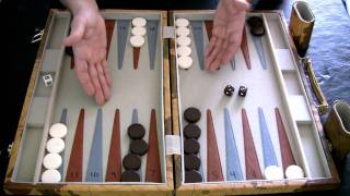 Beginner Backgammon Tutorial  2  How to Move the Checkers [upl. by Suisyola750]