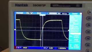 Hantek 5072P and Feeltech FY3200S Capacitor testing 1 of 2 [upl. by Bueschel470]