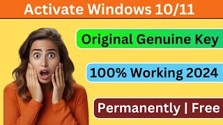 How To Get Windows 10 Or 11 Activation Product Key 2024 [upl. by Adiahs806]