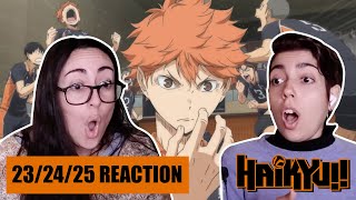 KARASUNO VS AOBA JOHSAI  HAIKYUU Reaction 2x232425  Season Finale [upl. by Erbma]