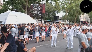 JO Paris 2024  parade de la flamme olympique à Aubervilliers 77 [upl. by Kan516]