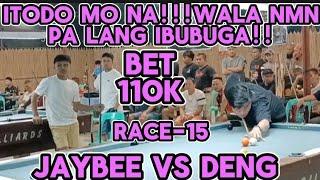 WALA NAMAN PA LANG IBUBUGA JAYBEE SUCAL VS DENG GENSAN  LABANAN SA GENSAN [upl. by Adrial443]