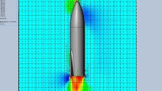 SpaceX New ITS Aerodynamics  A Basic Semi Replica Flow Simulation [upl. by Lodie873]