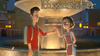 HUMSAFAR – Badrinath Ki Dulhania  Unplugged Cover  Animated love story Online Music [upl. by Vanny629]