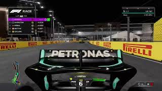 F1 23 Saudi Arabia GP George Russell Mercedes AMG Scenario 90 difficulty [upl. by Sibilla]