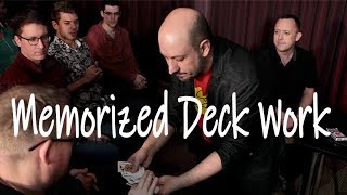 Magic Review The Show by Woody Aragon  Memorized Deck [upl. by Aire463]