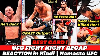 BEST CARD  Petr Yan Beats Deiveson Figueiredo  UFC Fight Night Reaction REACTION and BREAKDOWN [upl. by Dawes]