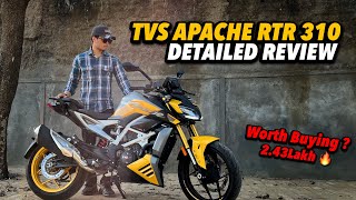 2024 Tvs Apache RTR 310 Detailed Review  Better than 390 Duke [upl. by Uta380]