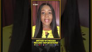 Record Number Of Nigerians and Ghanaians Deported From Britain Says Home Office  WION Shorts [upl. by Nylehtak]