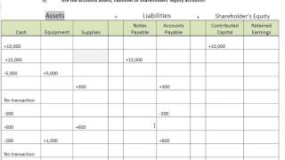 Accounting Process Step 1 Transaction Analysis  WorldWide Webster [upl. by Sansone]