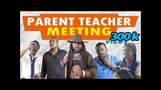 Parent Teacher Meeting  Students as Parents  School Life  Veyilon Entertainment [upl. by Yatnahs]