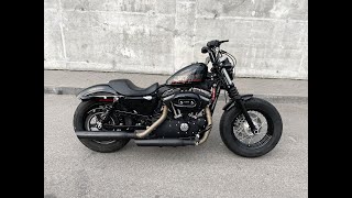 HarleyDavidson FortyEight XL 1200X Sportster 48 2013 Custom [upl. by Utica]