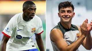 Barcelona Transfer News RoundUp ft Ousmane Dembele amp Pedri [upl. by Wiggins]