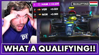 Our reaction to an INCREDIBLE Hungarian GP Qualifying [upl. by Ariew577]