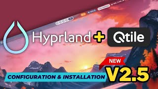 Advanced HYPRLAND and QTILE setup with dotfiles 25 New WAYBAR Theme news for Qtile X11 amp Wayland [upl. by Hermy]