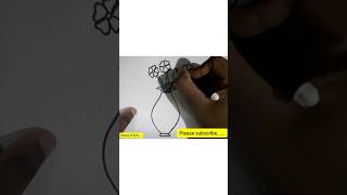 How to draw flower potFlower pot drawingeasy drawingsimple drawingshorts [upl. by Airelav79]