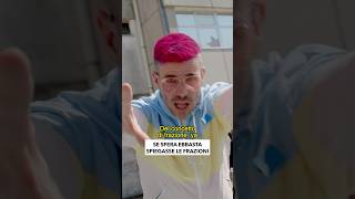 SFERA EBBASTA spiega le FRAZIONI ➗🔥😂 parodia divertente matematica [upl. by Nagol346]