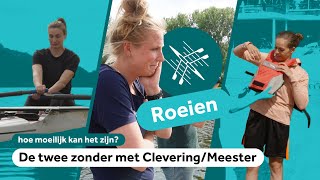 ROEIEN met WERELDKAMPIOENEN Clevering amp Meester  Hoe moeilijk kan het zijn  NOS Sport [upl. by Ezarras564]